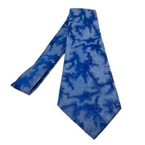 Wembly Men's Tie Blue Nubby Texture 53.5" Long 3.75" Wide